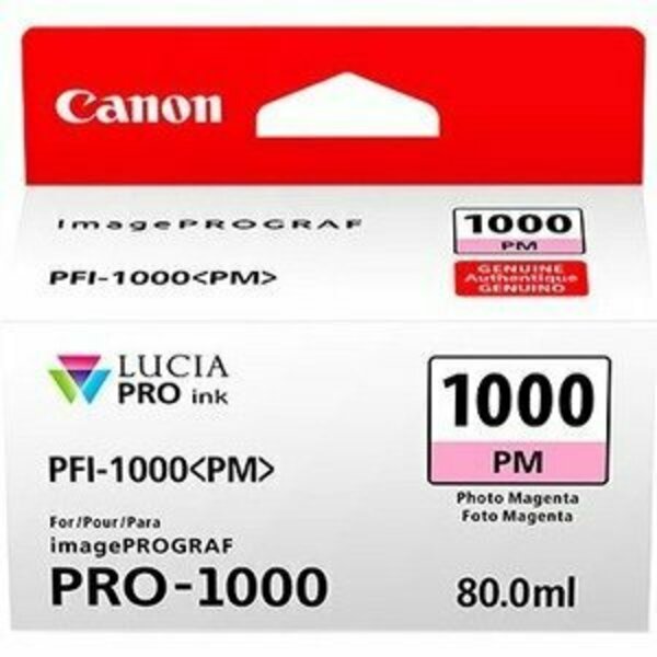 Canon Computer Systems PFI 1000 Photo Magenta Ink Tan PFI1000PHOTOMAG